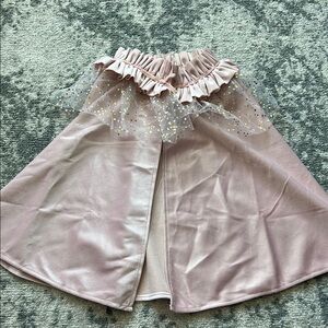 Pink Tulle Ruffle Skirt
